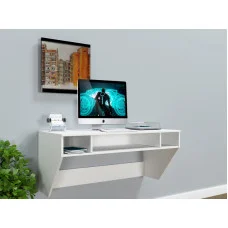 Комп'ютерний навісний стіл Comfy-Home AirTable-II DB Mini, білий